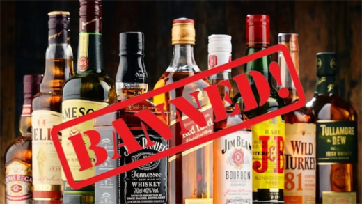 Liquor ban